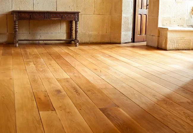 Wooden flooring in interior
